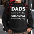 Dads Know A Lot But Grandpas Know Everything Fathers Day Sweatshirt Gifts for Old Men