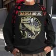 Dadsaurus Dad Dinosaur Fathers Day Gift Sweatshirt Gifts for Old Men