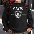 Davis Family Shield Last Name Crest Matching Reunion Sweatshirt Gifts for Old Men