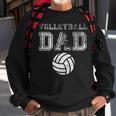 Distressed Quote Vintage Volleyball Dad Sweatshirt Gifts for Old Men
