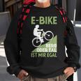 E-Bike Berg Oder Tal Ist Mir Egal Fahrradfahrer Radfahrer Sweatshirt Geschenke für alte Männer