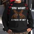 Easter Funny Ns Sayings Chocolate Bunny Meme Sweatshirt Gifts for Old Men