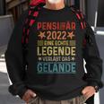 Eine Echte Legende Verläßt Das Gelände Pensionär 2022 Sweatshirt Geschenke für alte Männer