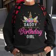Einhorn Geburtstag Papa Des Geburtstags Mädchen Geschenk Sweatshirt Geschenke für alte Männer