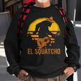 El Squatcho Bigfoot Sasquatch Vintage Cinco De Mayo Present Sweatshirt Gifts for Old Men