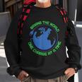 Electric Mobility Car Driver Environmental Protection World Sweatshirt Gifts for Old Men