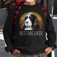 English Springer Spaniel Retro Best Dog Lover Ever Sweatshirt Gifts for Old Men