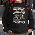 Escrime Escrimeurs T-Shirt T-Shirts Sweatshirt Geschenke für alte Männer