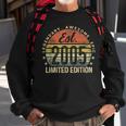 Est 2005 Limited Edition 18Th Birthday Gifts 18 Year Old Sweatshirt Gifts for Old Men