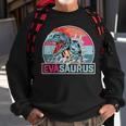 Eva Saurus Funny Personalized DinosaurRex Name Sweatshirt Gifts for Old Men
