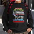 Everything I Need To Know I Learned By Watching Eighties Cartoons Men Women Sweatshirt Graphic Print Unisex Gifts for Old Men