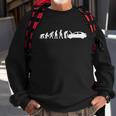 Evolution Of Man Car Mechanic Gift Hobbie Funny Sweatshirt Gifts for Old Men