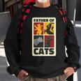 Father Of Cats Funny Sweatshirt Gifts for Old Men