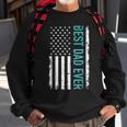 Father’S Day Best Dad Ever With Us American FlagSweatshirt Gifts for Old Men