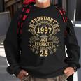 February 1997 The Man Myth Legend 25 Year Old Birthday Gifts Sweatshirt Gifts for Old Men