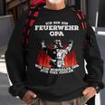 Feuerwehr Opa Cooler Opa Feuerwehrmann Sweatshirt Geschenke für alte Männer