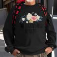 Floral Flowers Funny The Legend Has Retired Saying Sarcasm Sweatshirt Gifts for Old Men