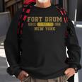 Fort Drum New York Gifts Us Army Base Vintage Gift Sweatshirt Gifts for Old Men