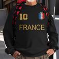 France Jersey Number Ten Soccer French Flag Futebol Fans V2 Sweatshirt Gifts for Old Men