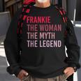 Frankie Frau Mythos Legende Sweatshirt, Personalisiertes Geburtstagsdesign Geschenke für alte Männer