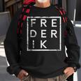 Frederik Sweatshirt Personalisiert, Vintage Namensaufdruck Geschenke für alte Männer