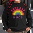 Free Dad Hugs Free Dad Hugs Rainbow Gay Pride Sweatshirt Gifts for Old Men