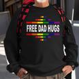Free Dad Hugs Lgbt Rainbow Pride Fathers Day Gift Sweatshirt Gifts for Old Men
