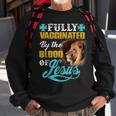 Fully Vaccinated By The Blood Of Jesus Lion Christian V2 Sweatshirt Gifts for Old Men