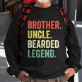 Funny Bearded Brother Uncle Beard Legend Vintage Retro Sweatshirt Gifts for Old Men