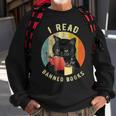 Funny Cat I Read Banned Books Bookworms Loves Reading Books Sweatshirt Gifts for Old Men