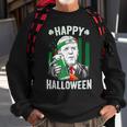 Funny Leprechaun Biden Happy Halloween For St Patricks Day Sweatshirt Gifts for Old Men