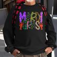 Funny Mardi Gras Mardi Gras 2023 Beads Mask Feathers V2 Sweatshirt Gifts for Old Men