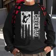 Funny Mens Cheer Dad Vintage American Flag Father Sweatshirt Gifts for Old Men