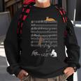 Funny Musical Cats Cat And Music Lover Cat Sweatshirt Gifts for Old Men
