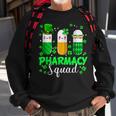 Funny Pharmacy Squad Leprechaun Pharmacist St Patricks Day Sweatshirt Gifts for Old Men