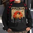 Funny Pug Pugzilla Funny Dog Pug Sweatshirt Gifts for Old Men