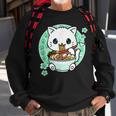 Funny Ramen Cat Kawaii Anime Ramen Cat Lovers Kawaii Neko V16 Men Women Sweatshirt Graphic Print Unisex Gifts for Old Men