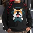 Gamer Hund Shiba Inu Gaming Zocken Nerd Lustig Kawaii Zocker Sweatshirt Geschenke für alte Männer
