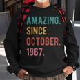 Geschenk Zum 55 Geburtstag Amazing Since Oktober 1967 Sweatshirt Geschenke für alte Männer