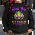 Girls Trip New Orleans 2023 Costume Mardi Gras Mask Beads Sweatshirt Gifts for Old Men