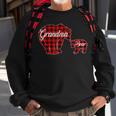 Grandma Bear Buffalo Plaid Weihnachten Sweatshirt Geschenke für alte Männer