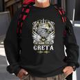 Greta Name - In Case Of Emergency My Blood Sweatshirt Gifts for Old Men