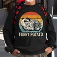Guinea Pig Furry Potato Vintage Guinea Pig Sweatshirt Gifts for Old Men