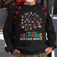 Hand Flag Tree Root Latino National Hispanic Heritage Month Sweatshirt Gifts for Old Men