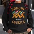 Hangin With My Cookies Lebkuchen-Weihnachtslehrer Lustig Sweatshirt Geschenke für alte Männer