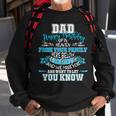 Happy Birthday To My Dad In Heaven Lost Father Memorial Sweatshirt Gifts for Old Men