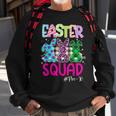 Happy Easter Day Leopard Bunnies Funny Easter Squad Outfit Sweatshirt Gifts for Old Men