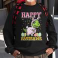 Happy EastrawrRex Dinosaur Easter Bunny Egg V3 Sweatshirt Gifts for Old Men