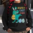 Happy EastrawrRex Dinosaur Funny Easter Bunny Egg Sweatshirt Gifts for Old Men
