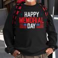 Happy Memorial Day Usa Flag American Patriotic Armed Forces Sweatshirt Gifts for Old Men